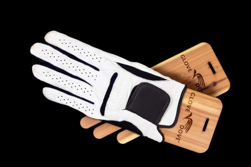 GLOVE DOVE® The Ultimate Glove Saver!™ in use with a golf glove